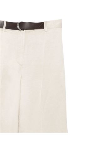 Beige viscose and linen trousers SEMI COUTURE | S6SM20B60